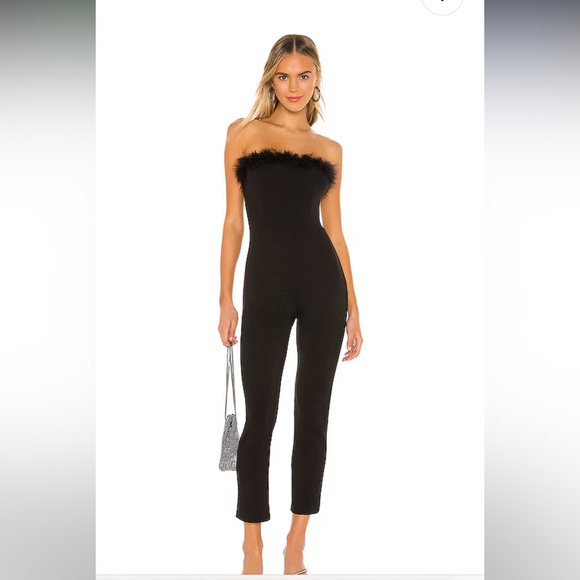 Lovers and Friends Feather Jumpsuit XS - Picture 1 of 3